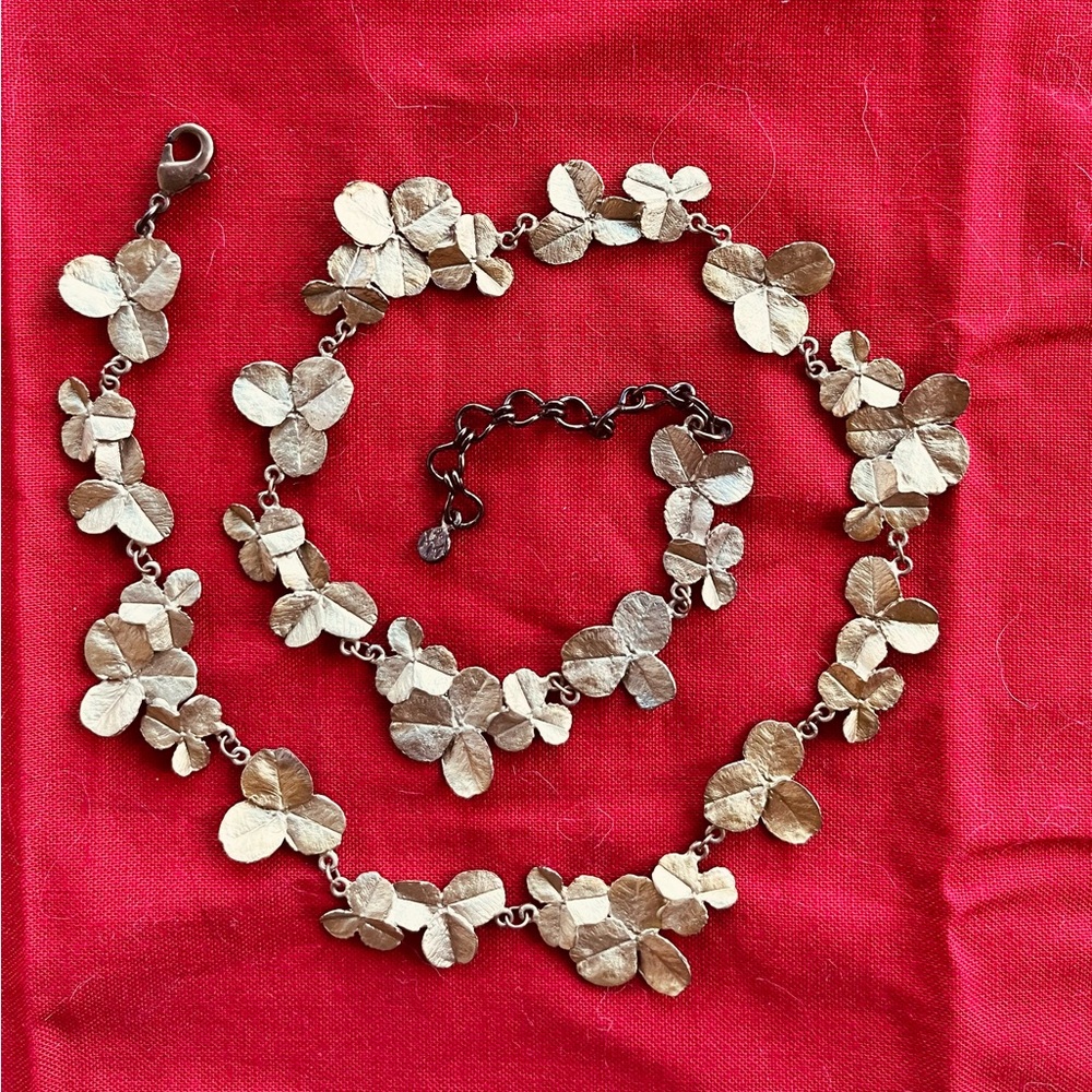 Michael Michaud clover necklace